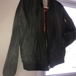 Forest Green and Hunter Orange Bomber